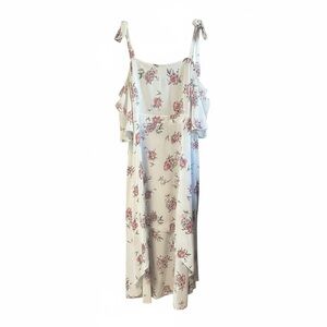 Nextmia Cold‎ Shoulder Floral High Low Dress NWT